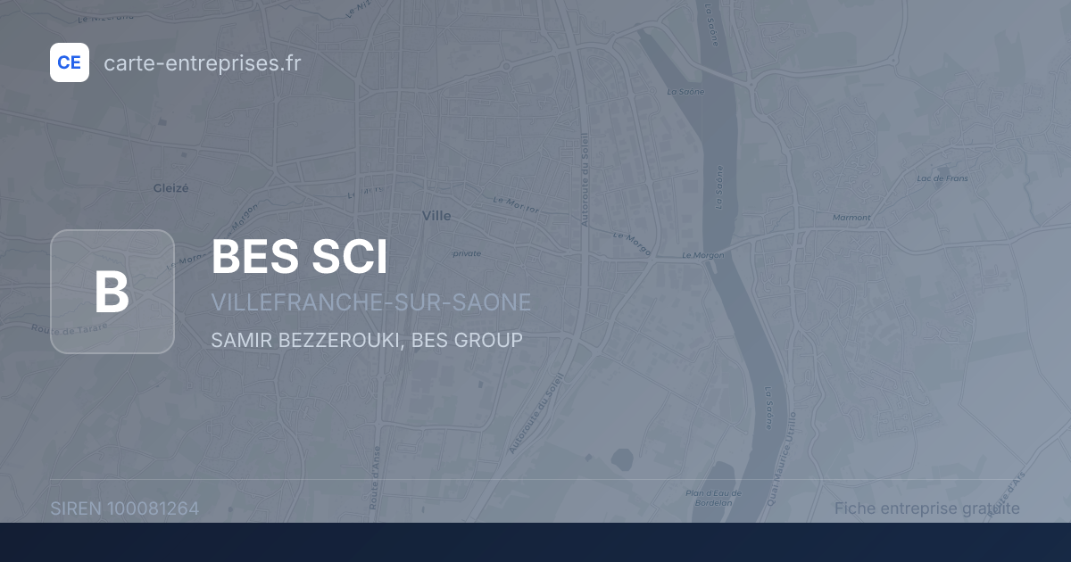 BES SCI — 100081264 — fiche entreprise