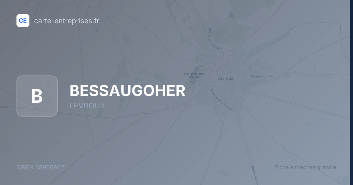 BESSAUGOHER — 389668021 — fiche entreprise