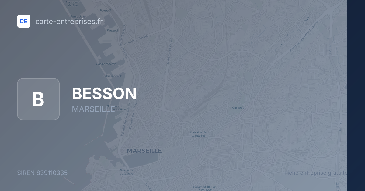 BESSON — 839110335 — fiche entreprise