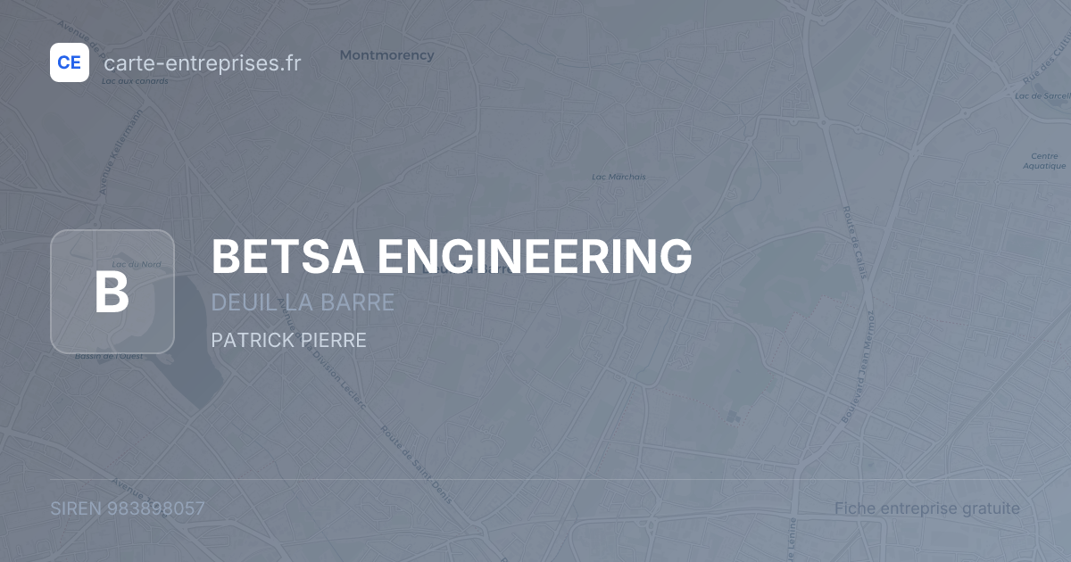 BETSA ENGINEERING — 983898057 — fiche entreprise