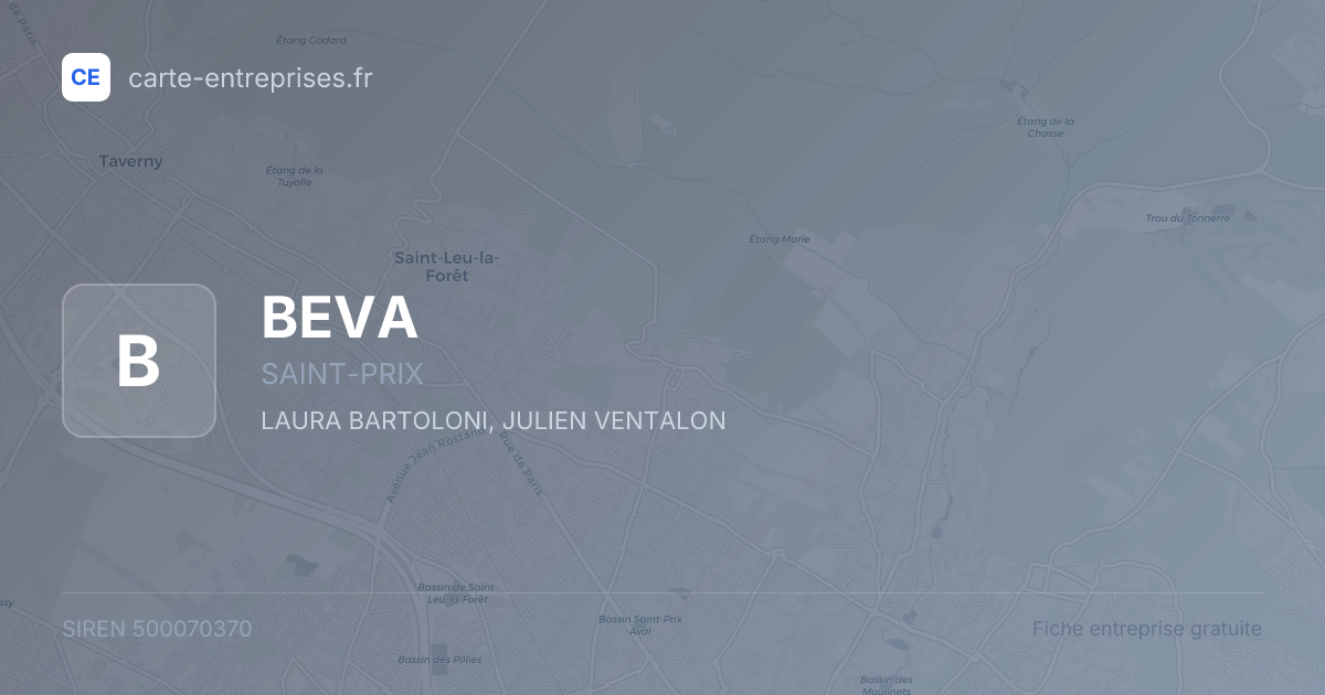 BEVA — 500070370 — fiche entreprise