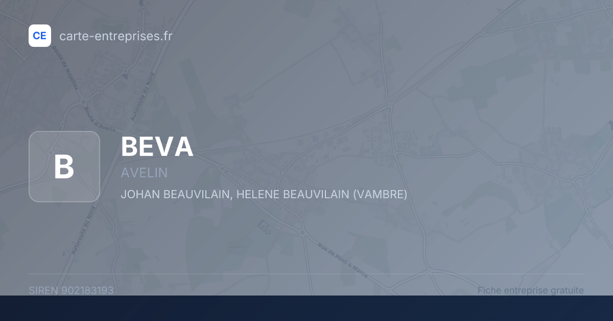 BEVA — 902183193 — fiche entreprise
