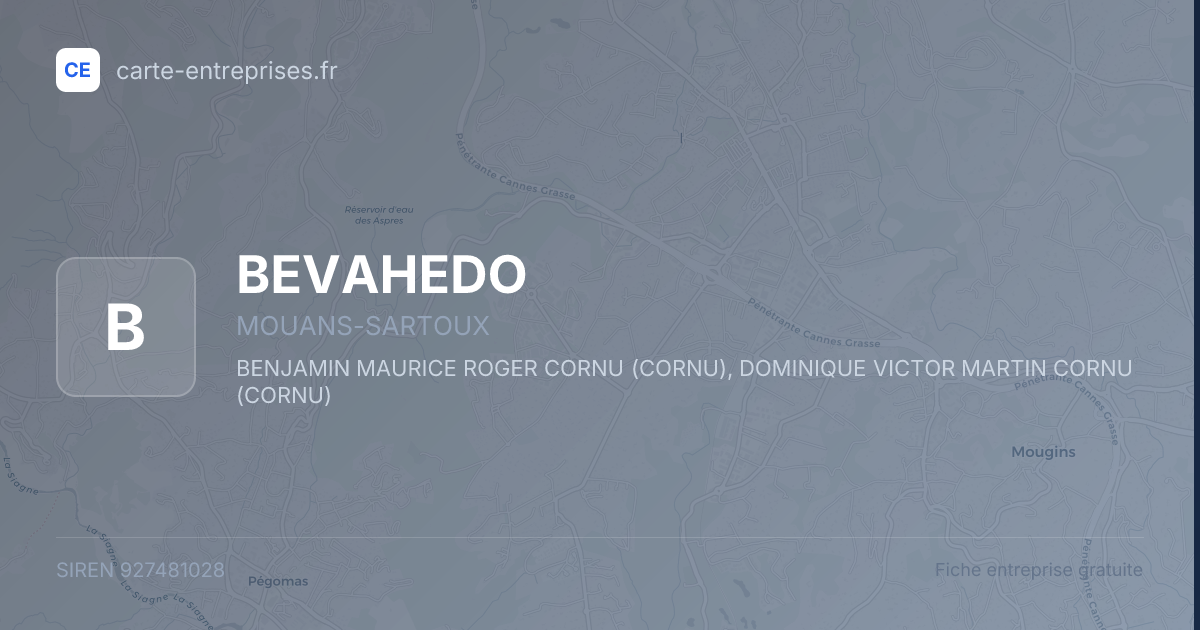 BEVAHEDO — 927481028 — fiche entreprise