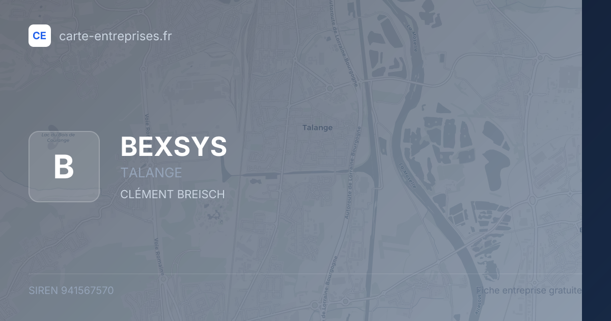 BEXSYS — 941567570 — fiche entreprise