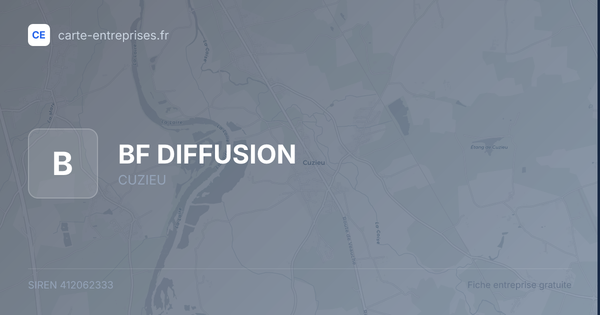 BF DIFFUSION — 412062333 — fiche entreprise