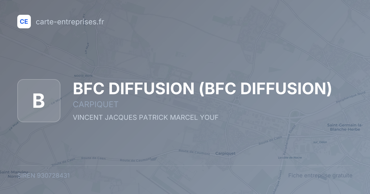 BFC DIFFUSION — 930728431 — fiche entreprise