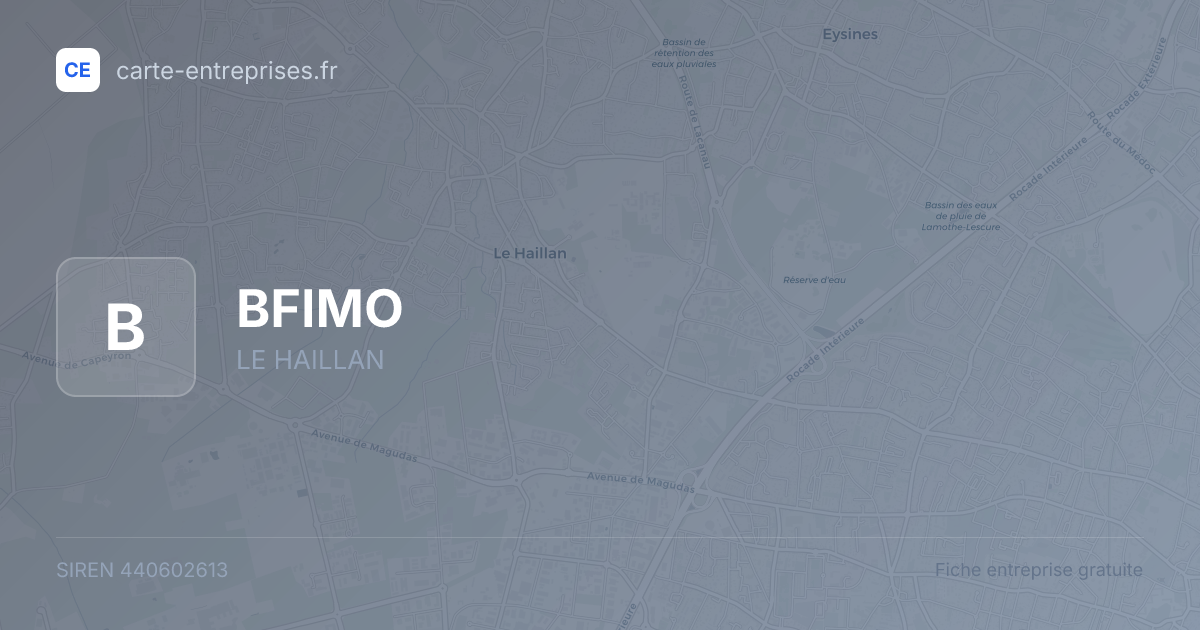 BFIMO — 440602613 — fiche entreprise