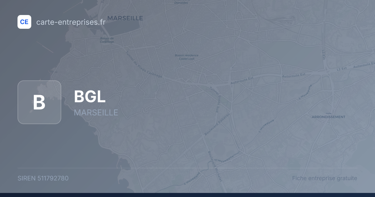 BGL — 511792780 — fiche entreprise