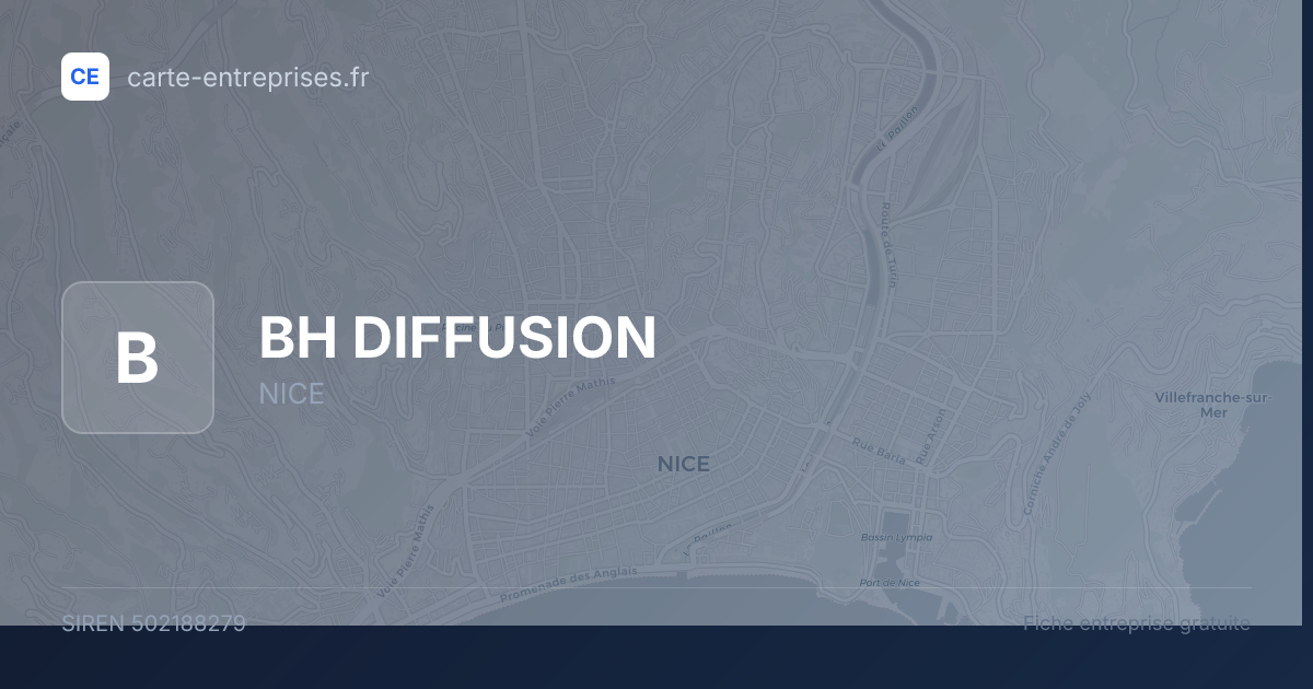 BH DIFFUSION — 502188279 — fiche entreprise