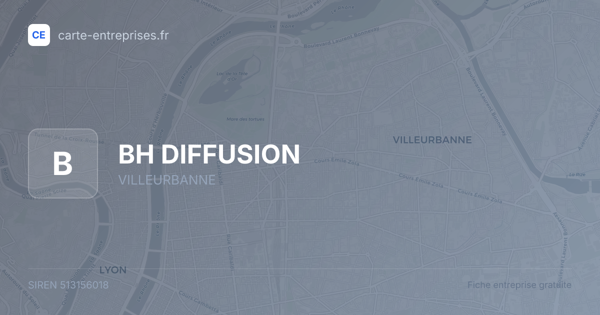 BH DIFFUSION — 513156018 — fiche entreprise