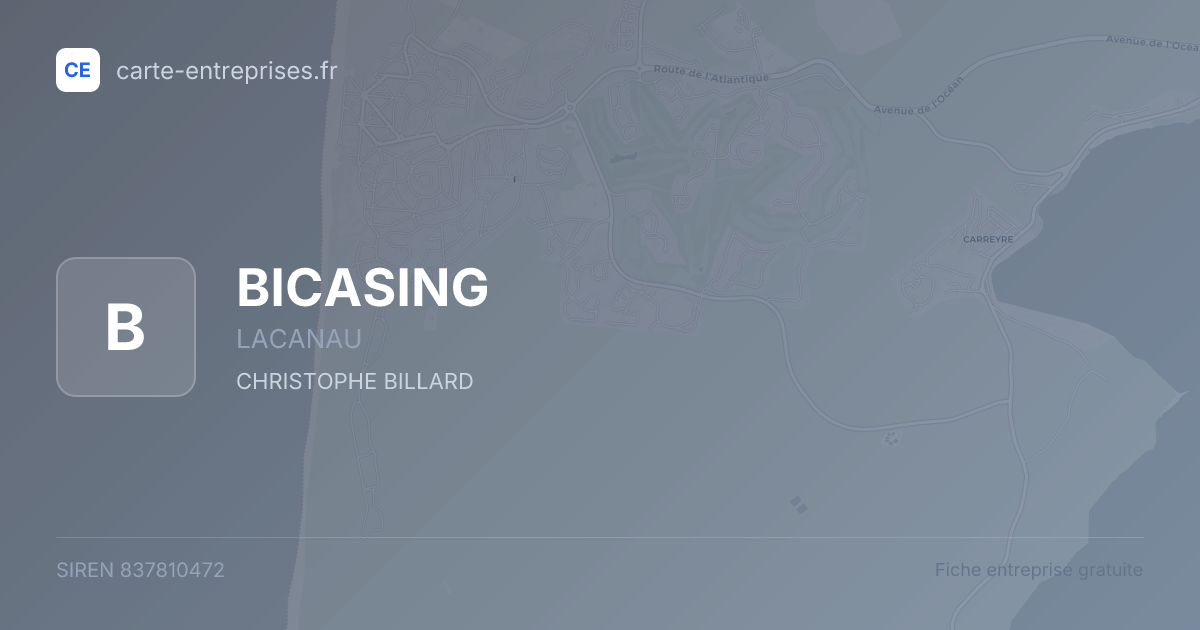 BICASING — 837810472 — fiche entreprise