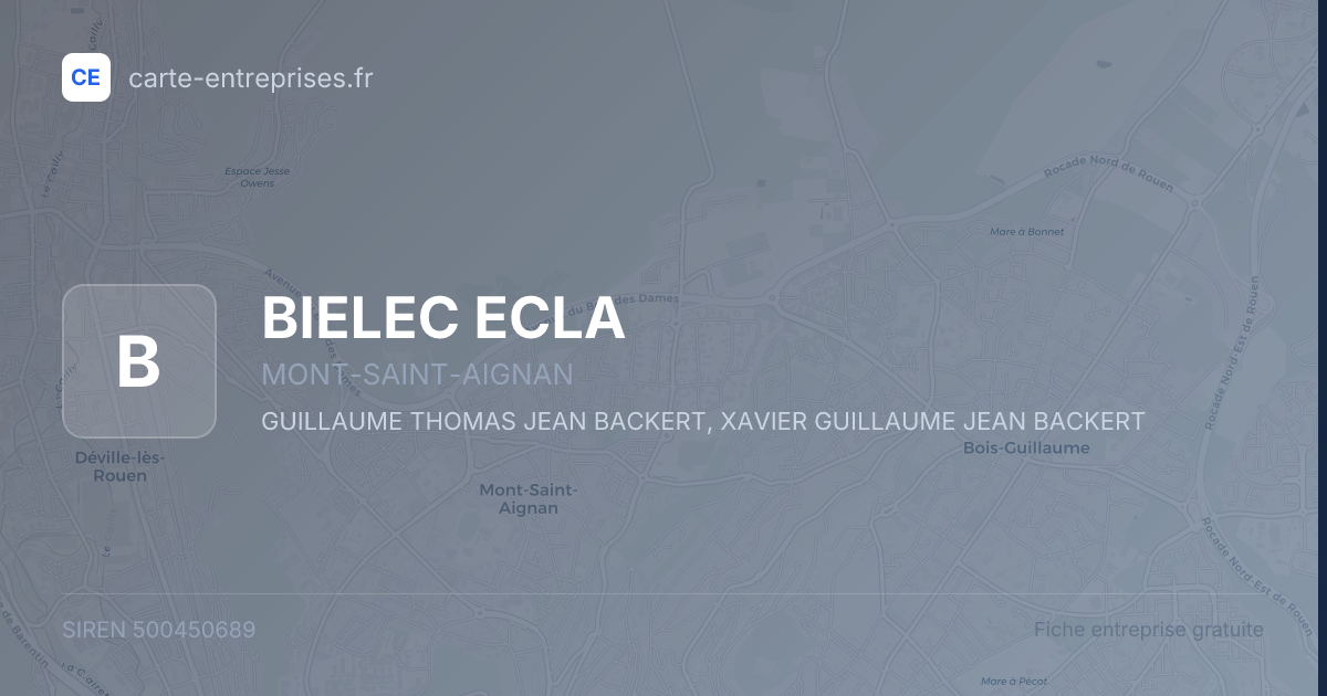 BIELEC ECLA — 500450689 — fiche entreprise