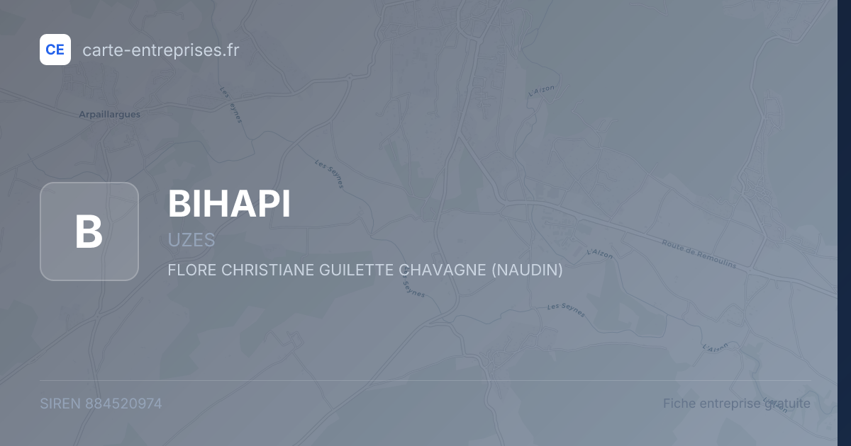 BIHAPI — 884520974 — fiche entreprise