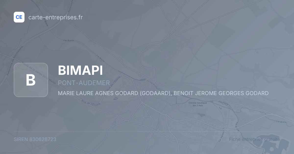 BIMAPI — 830628723 — fiche entreprise