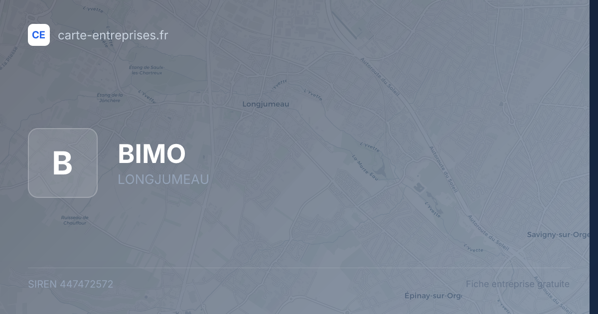 BIMO — 447472572 — fiche entreprise
