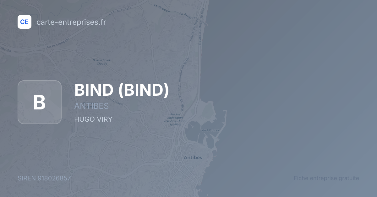 BIND — 918026857 — fiche entreprise