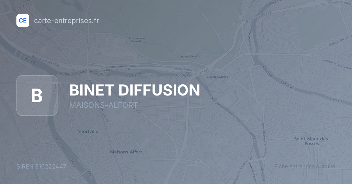 BINET DIFFUSION — 316222447 — fiche entreprise