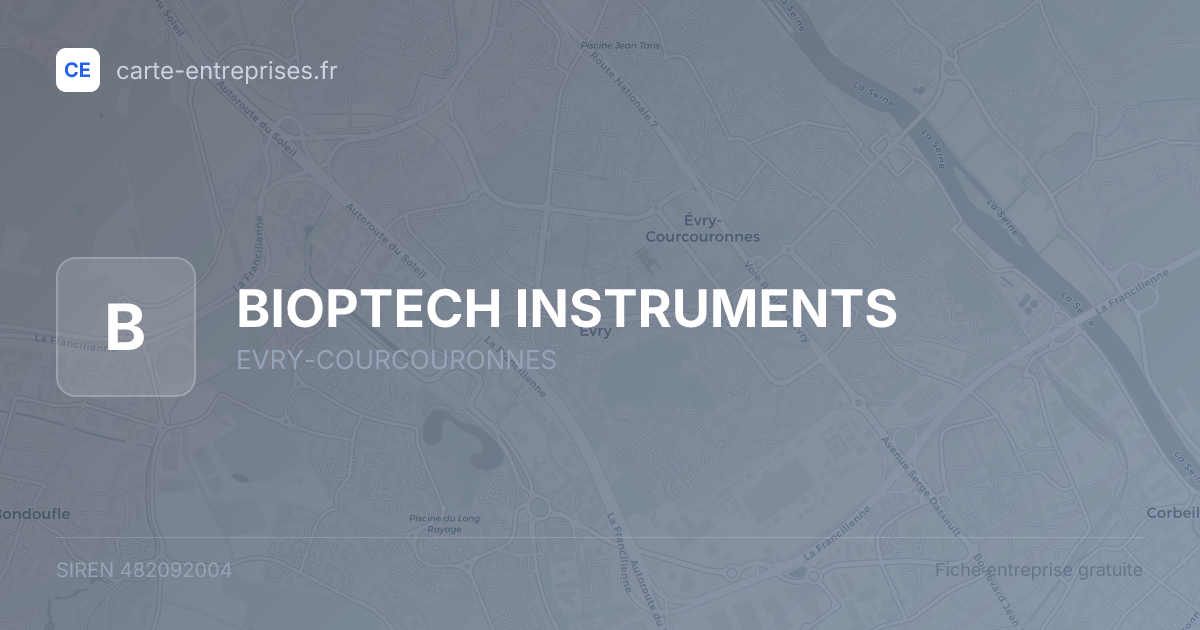 BIOPTECH INSTRUMENTS — 482092004 — fiche entreprise
