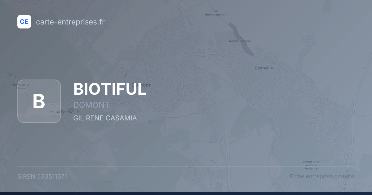 BIOTIFUL — 533511671 — fiche entreprise
