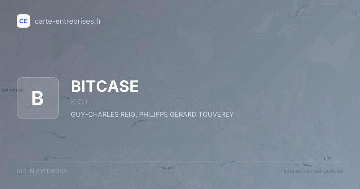BITCASE — 814136362 — fiche entreprise