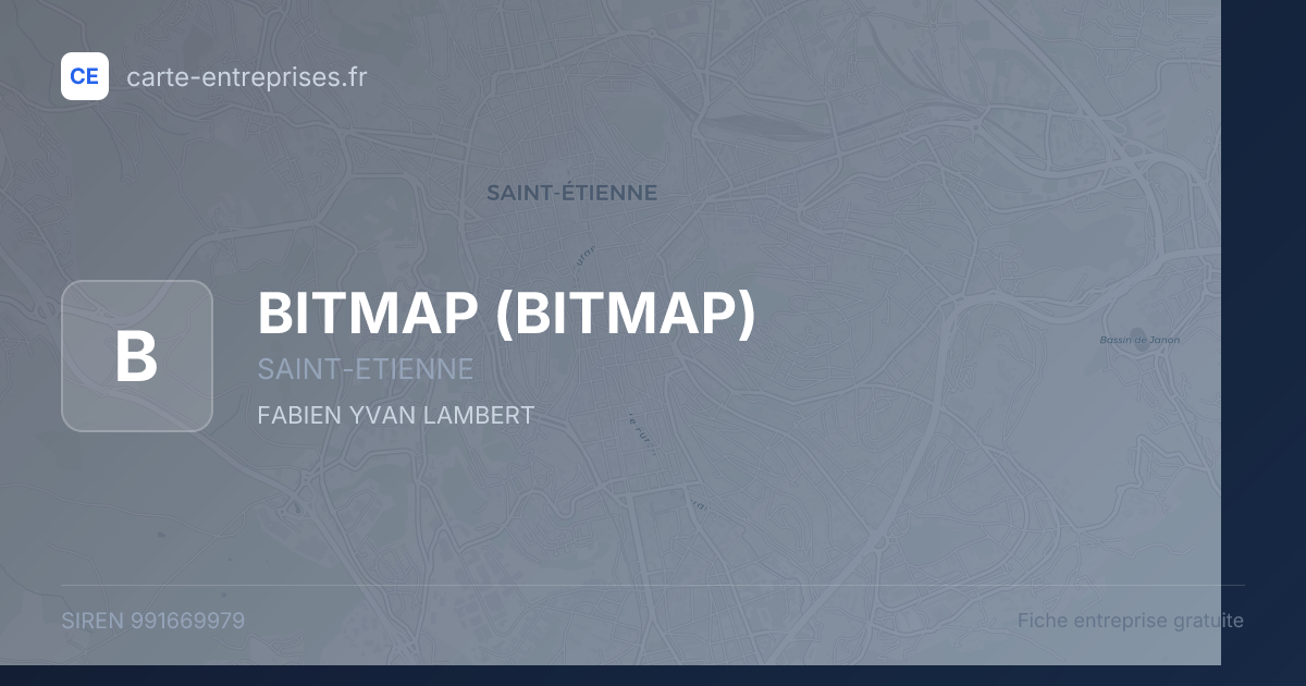 BITMAP — 991669979 — fiche entreprise