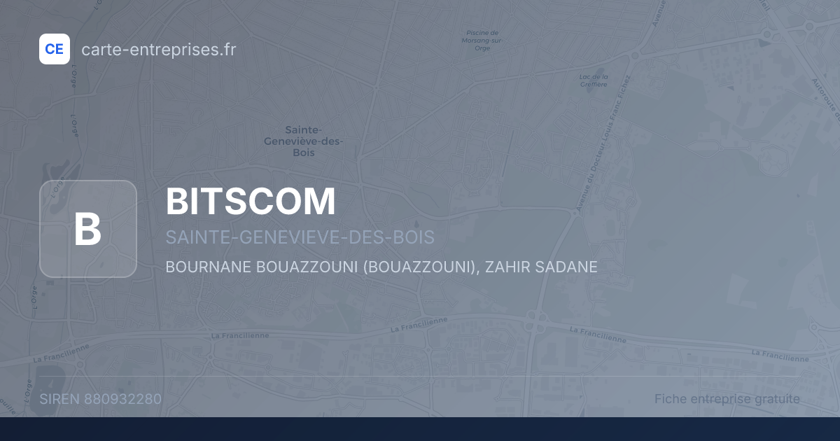 BITSCOM — 880932280 — fiche entreprise