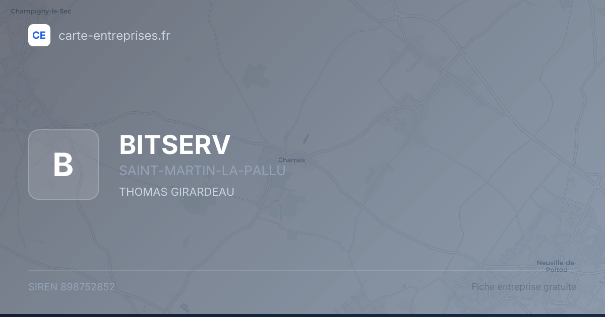 BITSERV — 898752852 — fiche entreprise