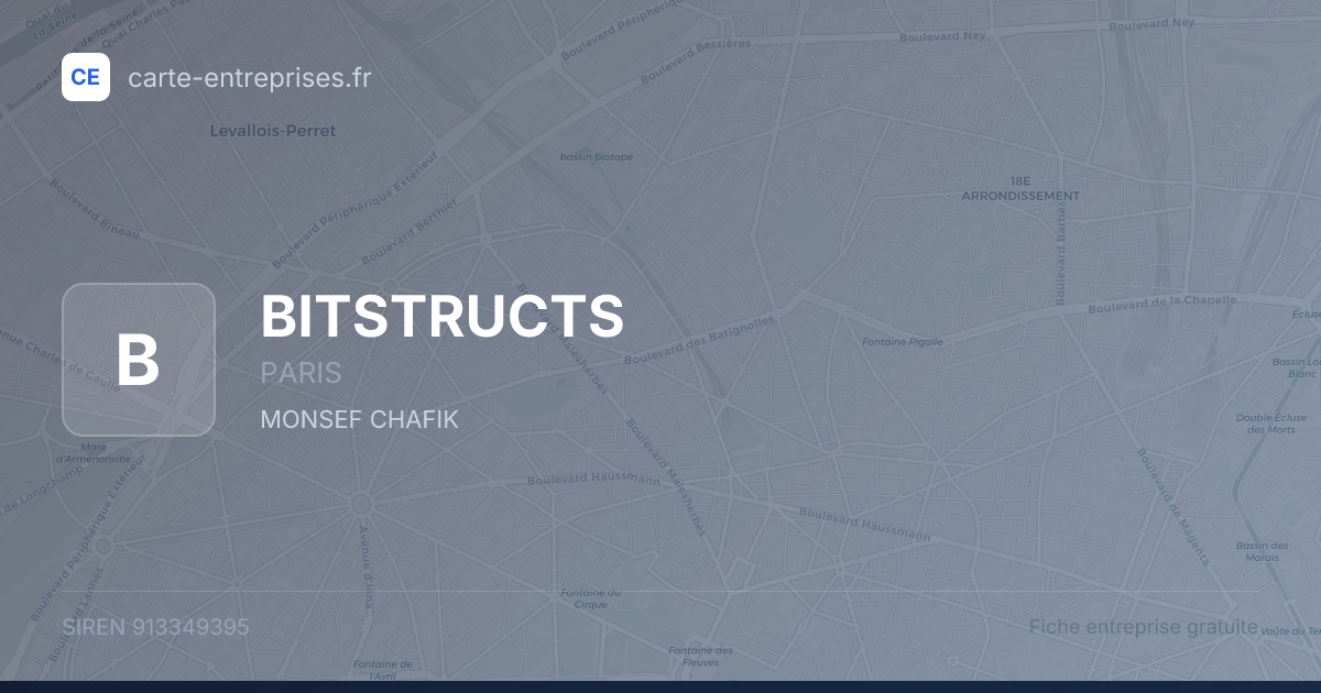 BITSTRUCTS — 913349395 — fiche entreprise