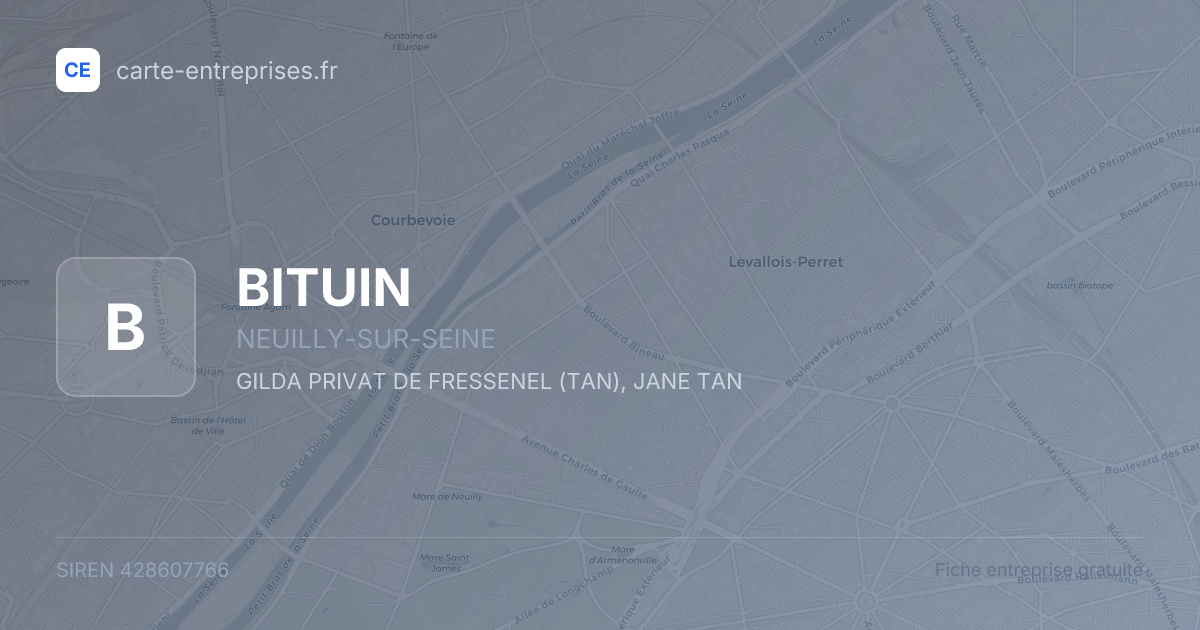 BITUIN — 428607766 — fiche entreprise