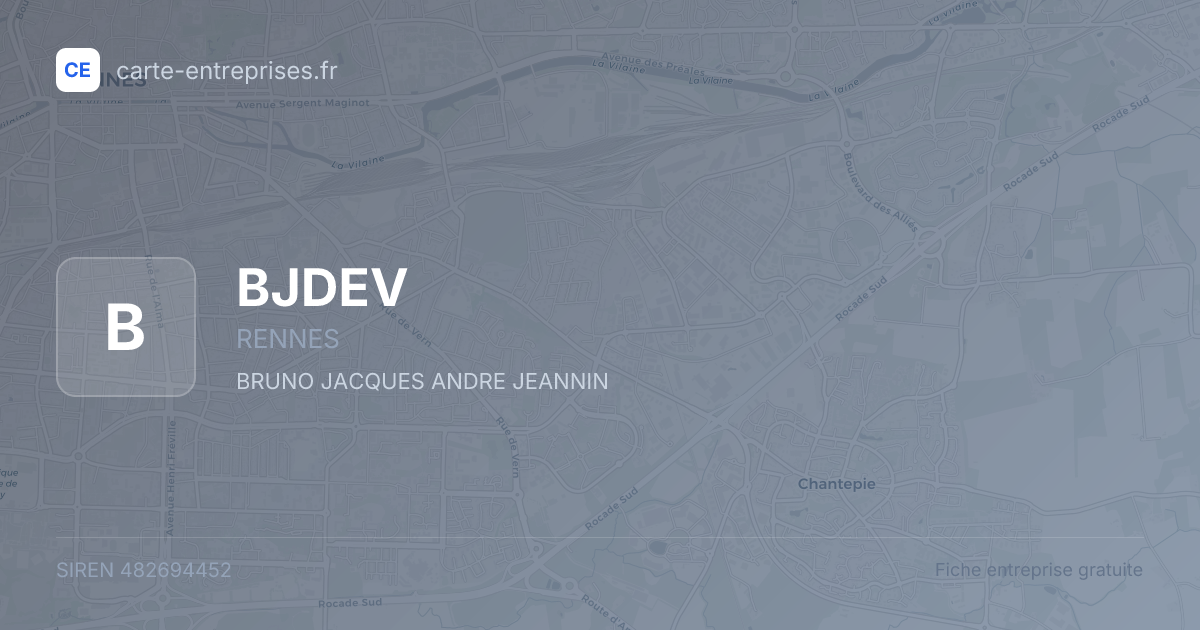 BJDEV — 482694452 — fiche entreprise