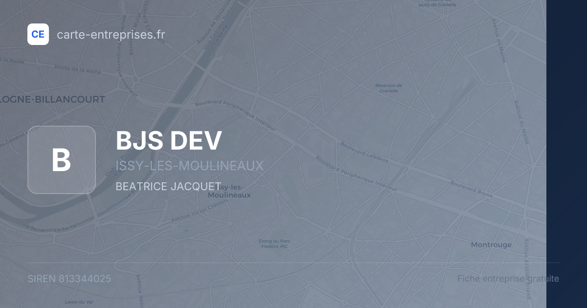 BJS DEV — 813344025 — fiche entreprise