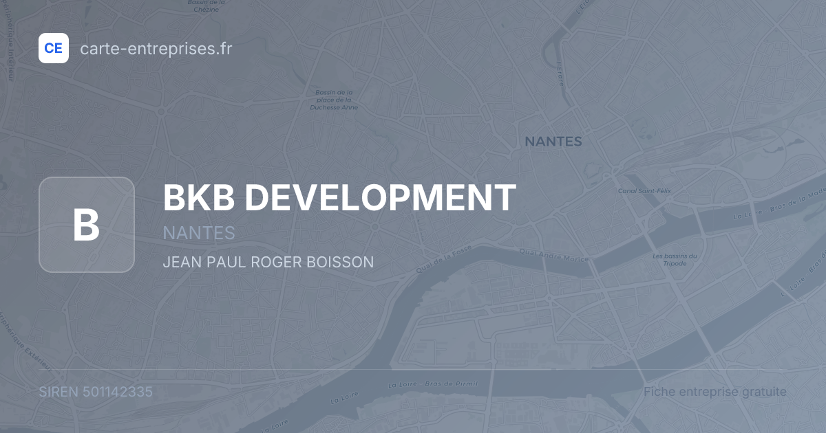 BKB DEVELOPMENT — 501142335 — fiche entreprise