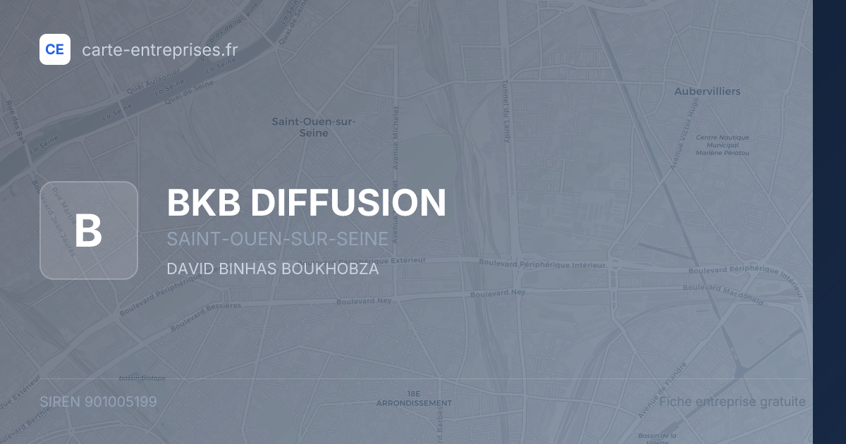 BKB DIFFUSION — 901005199 — fiche entreprise