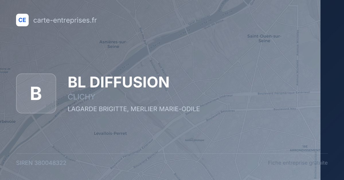 BL DIFFUSION — 380048322 — fiche entreprise