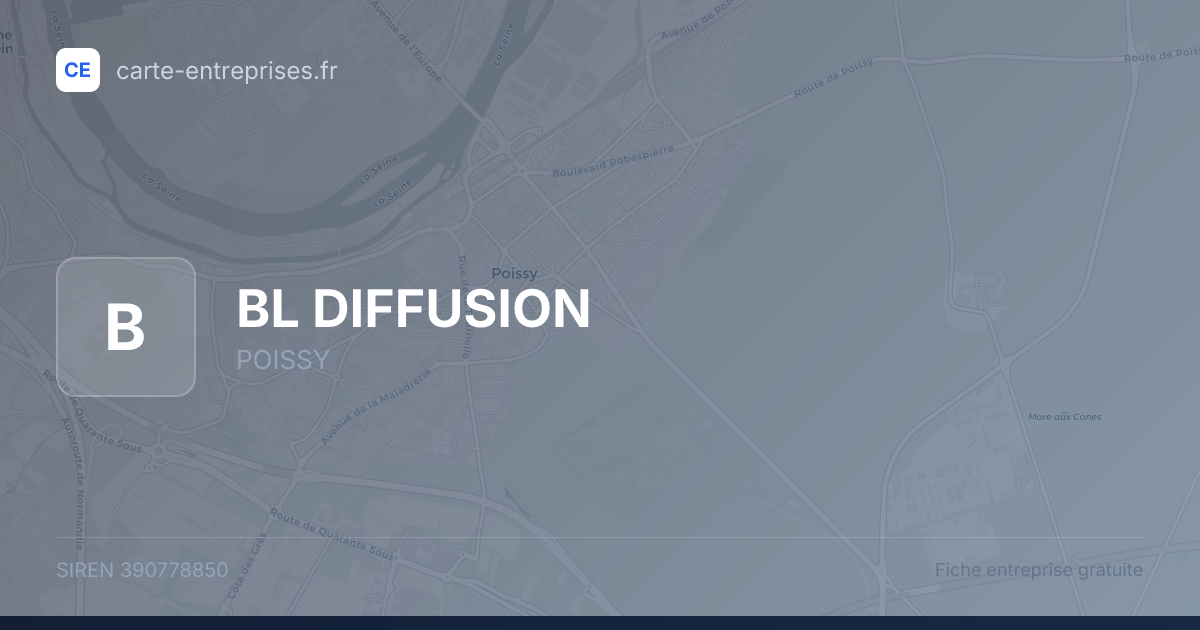 BL DIFFUSION — 390778850 — fiche entreprise