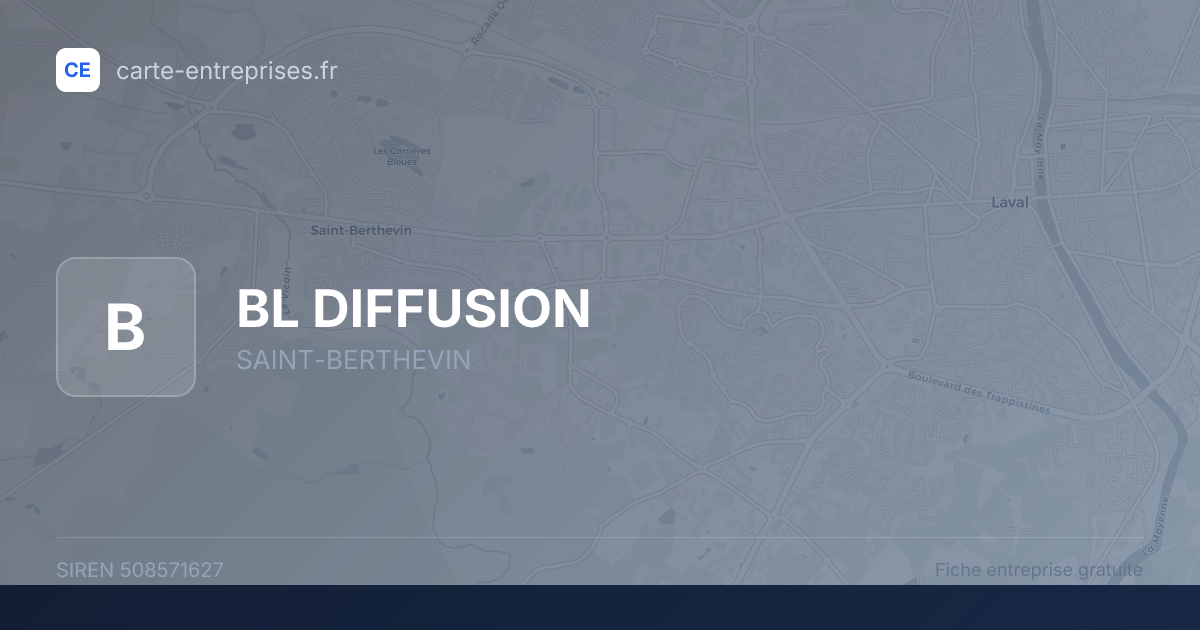 BL DIFFUSION — 508571627 — fiche entreprise
