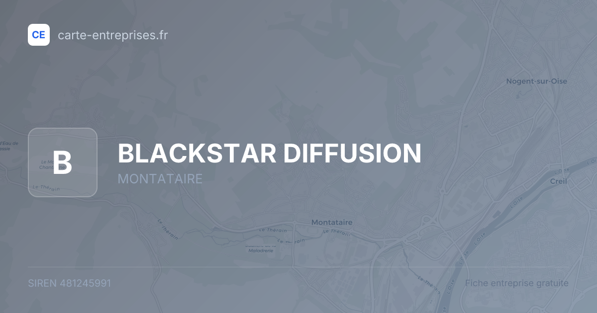 BLACKSTAR DIFFUSION — 481245991 — fiche entreprise