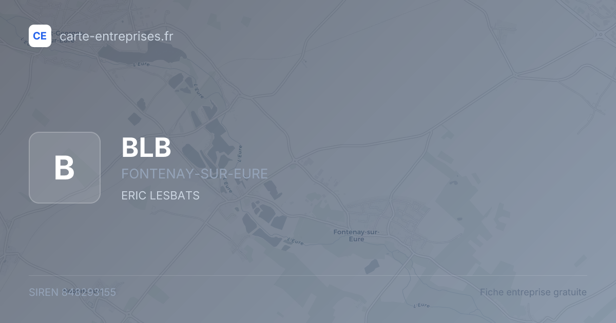 BLB — 848293155 — fiche entreprise