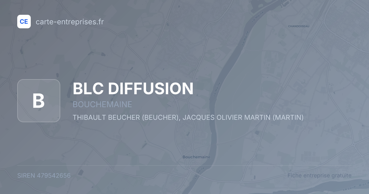 BLC DIFFUSION — 479542656 — fiche entreprise