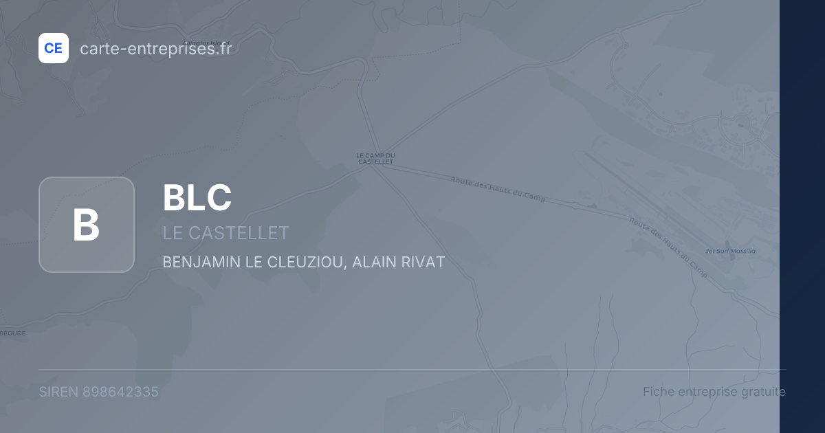 BLC — 898642335 — fiche entreprise