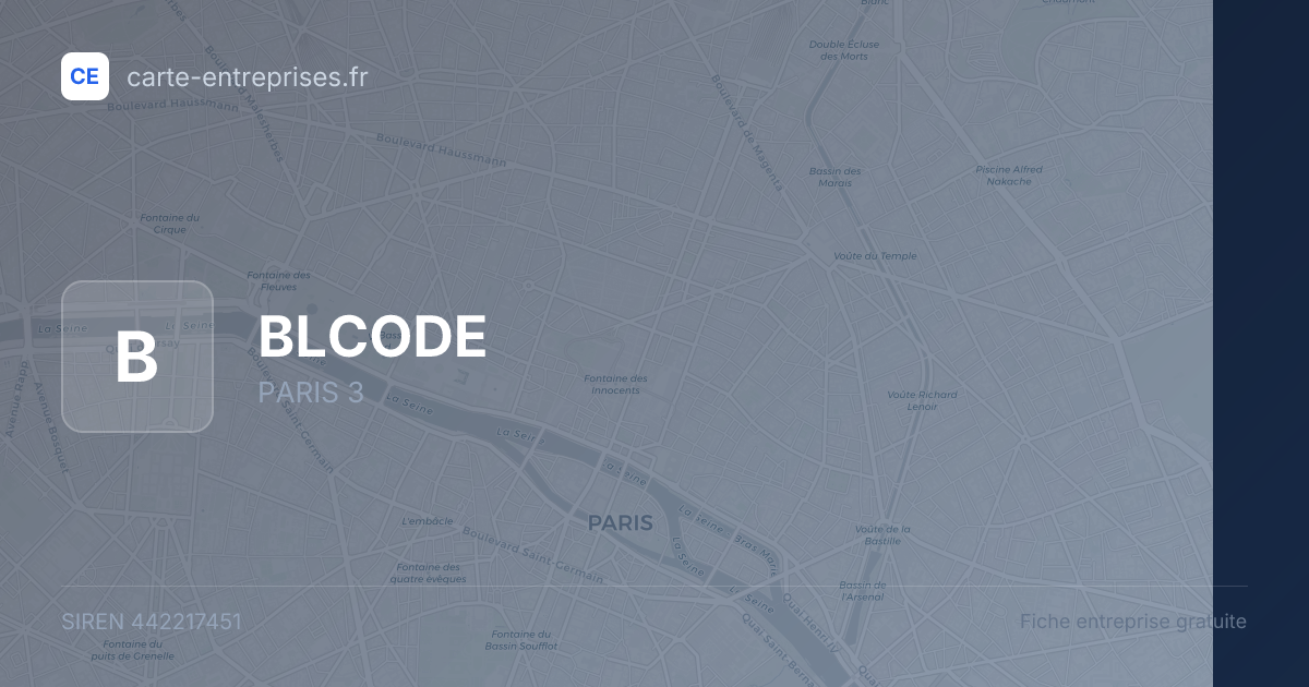 BLCODE — 442217451 — fiche entreprise