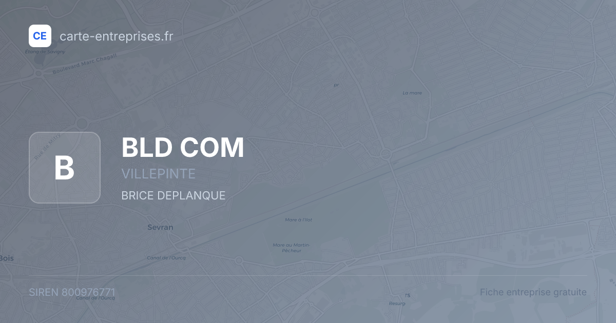 BLD COM — 800976771 — fiche entreprise
