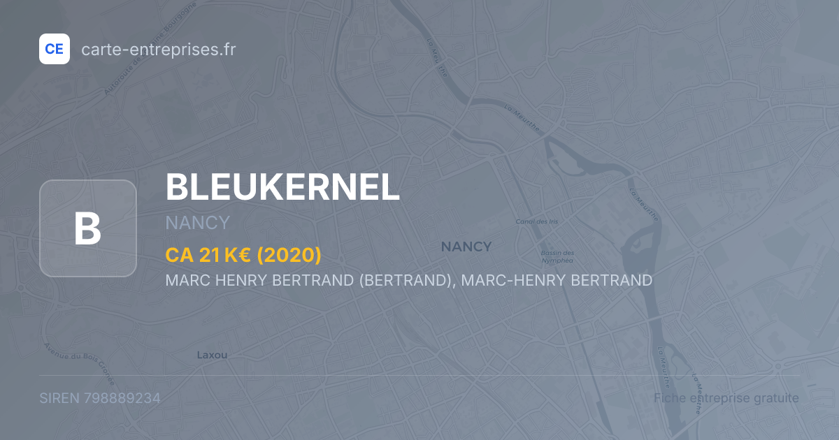 BLEUKERNEL — 798889234 — fiche entreprise