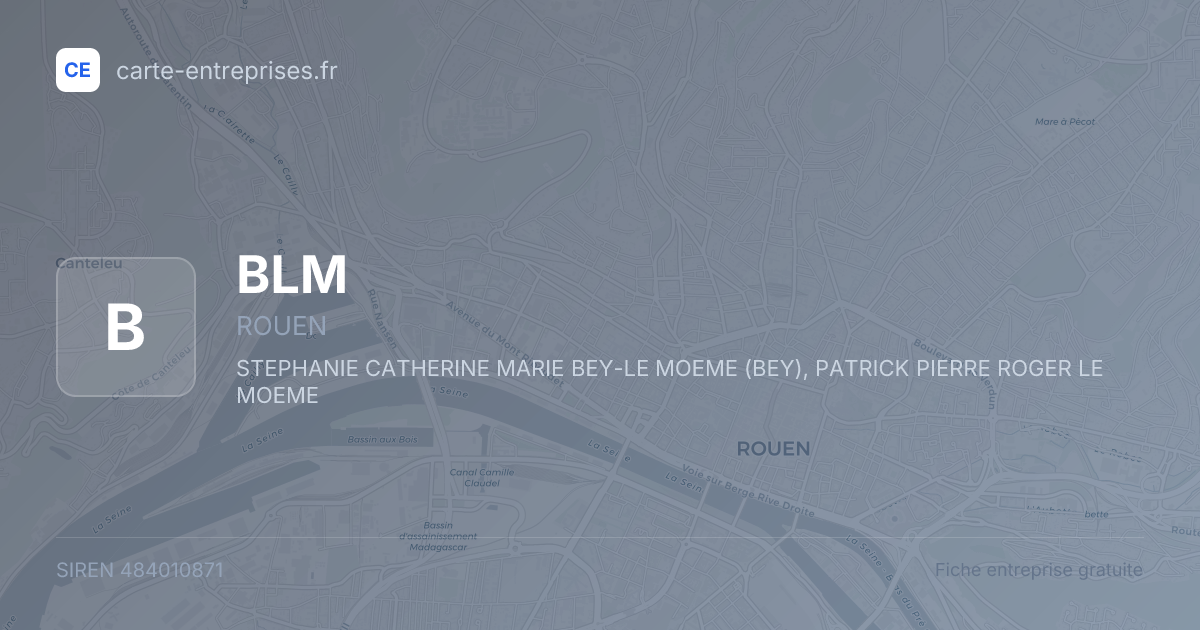BLM — 484010871 — fiche entreprise