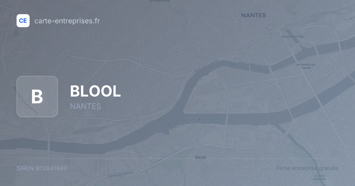 BLOOL — 802841940 — fiche entreprise