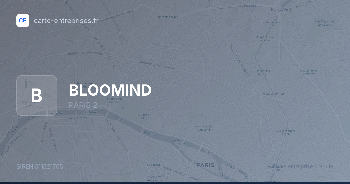 BLOOMIND — 511321705 — fiche entreprise