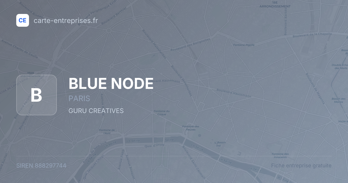 BLUE NODE — 888297744 — fiche entreprise