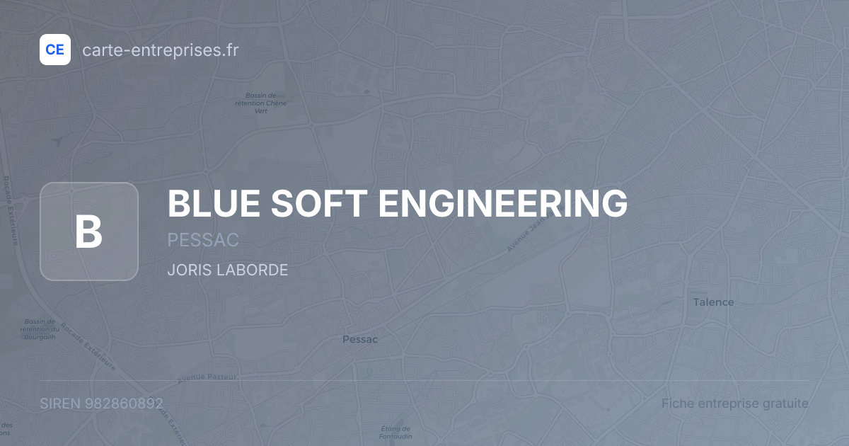 BLUE SOFT ENGINEERING — 982860892 — fiche entreprise