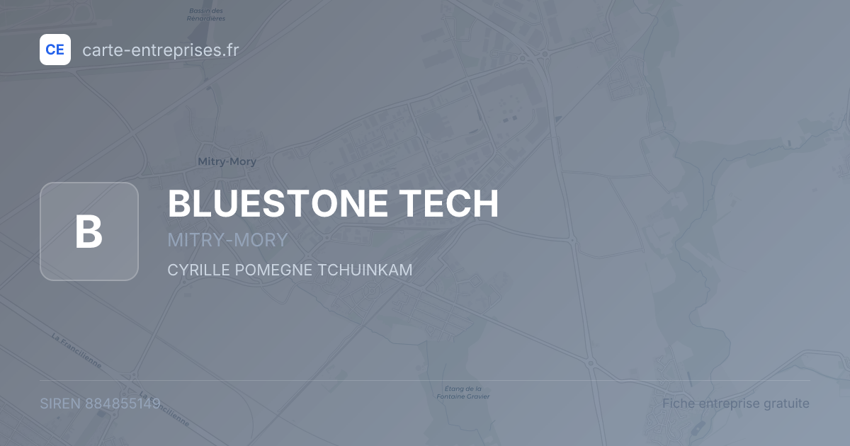 BLUESTONE TECH — 884855149 — fiche entreprise
