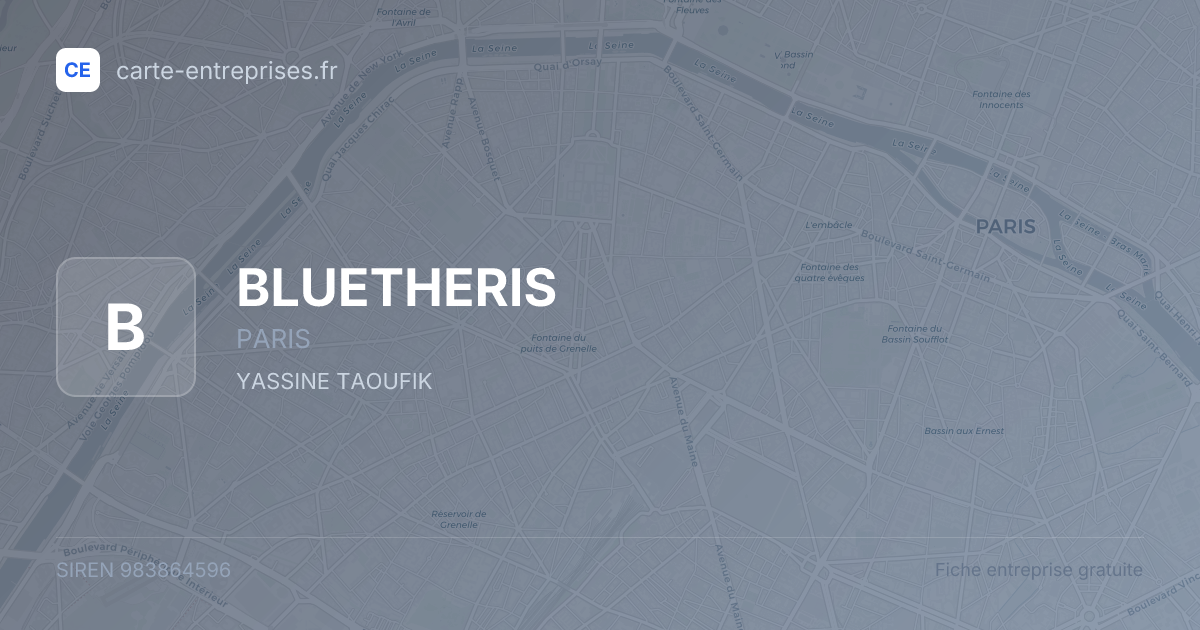 BLUETHERIS — 983864596 — fiche entreprise